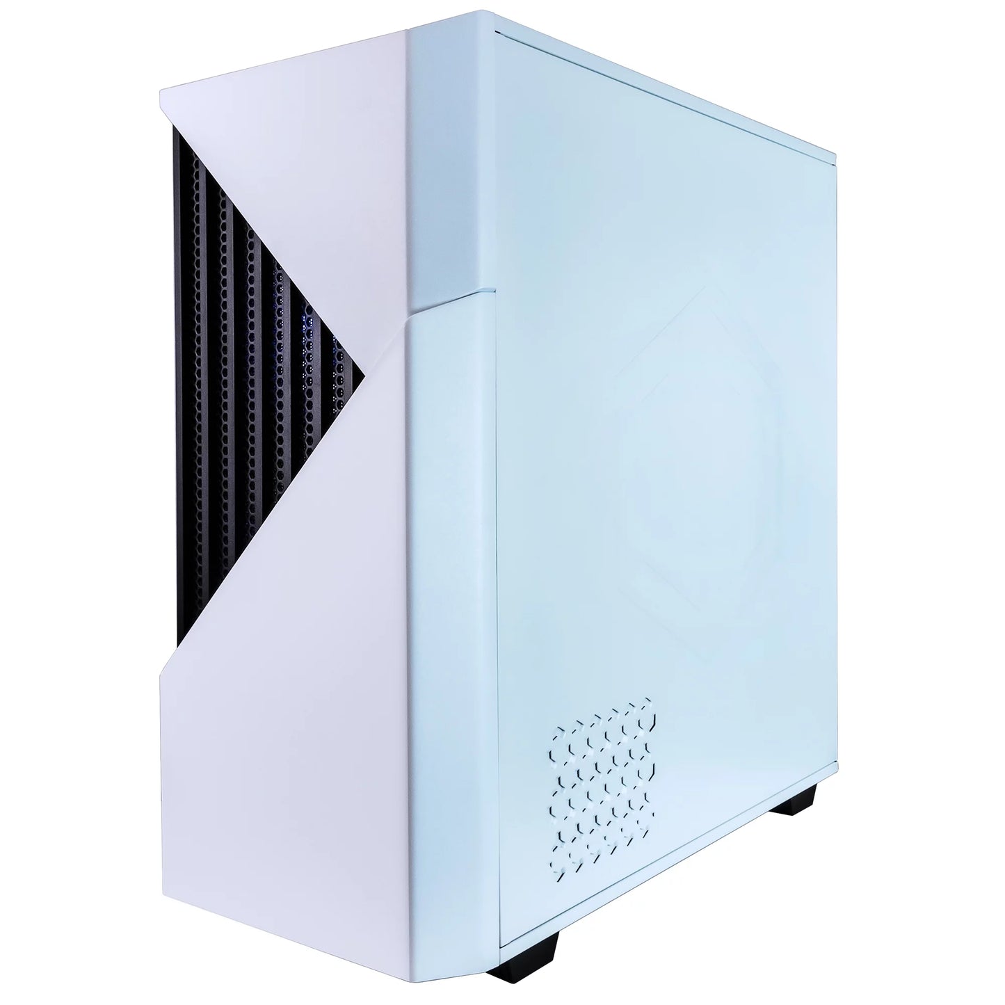 Castle Gaming Desktop - AMD Ryzen 5 5600G, 16GB RAM, 1TB SSD, White Finish