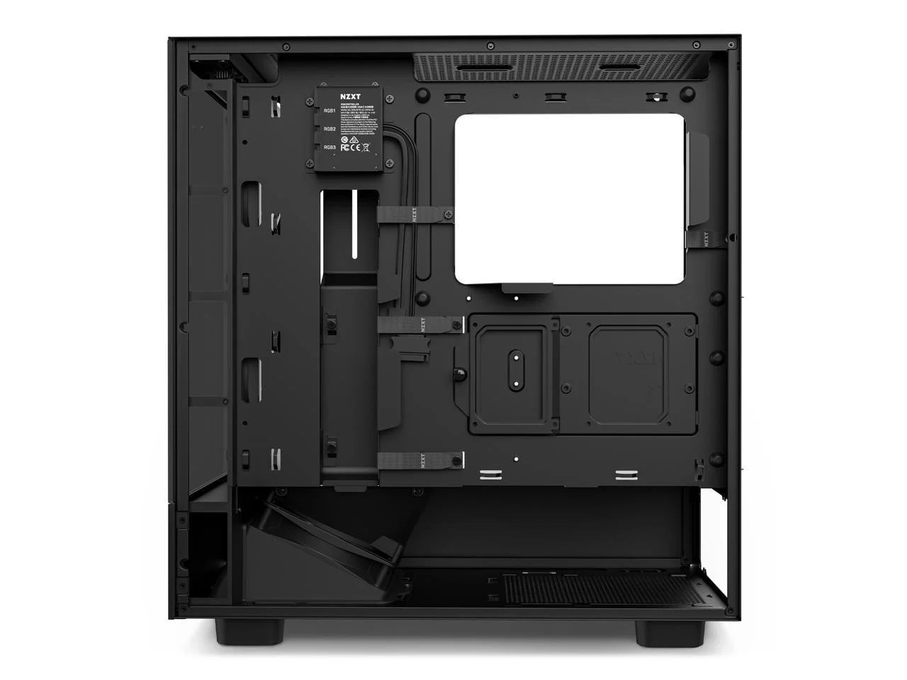 H5 Elite - All Black CC-H51EB-01 Black SGCC Steel and Tempered Glass ATX, Micro-ATX, Mini-ITX Computer Case