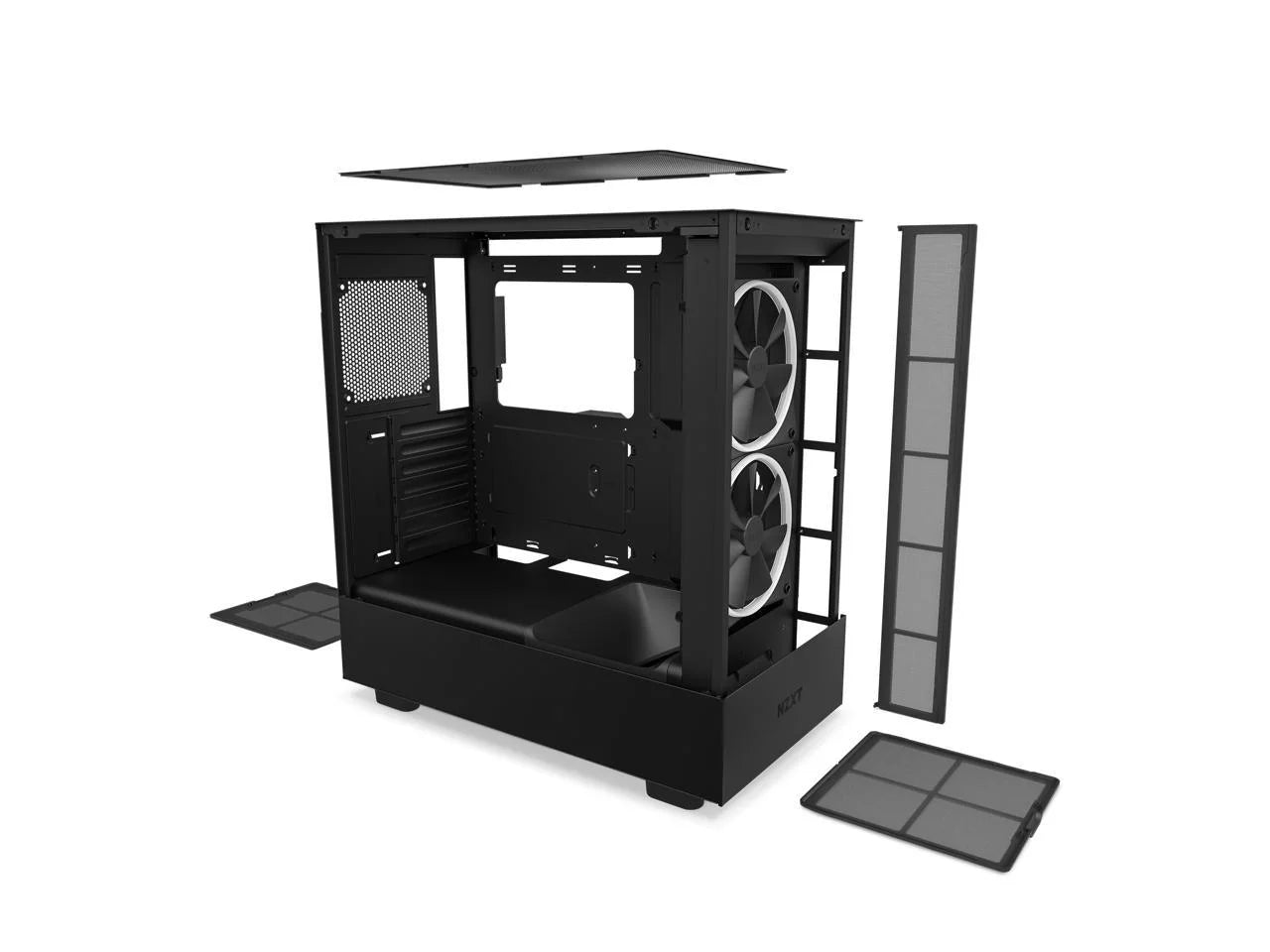 H5 Elite - All Black CC-H51EB-01 Black SGCC Steel and Tempered Glass ATX, Micro-ATX, Mini-ITX Computer Case