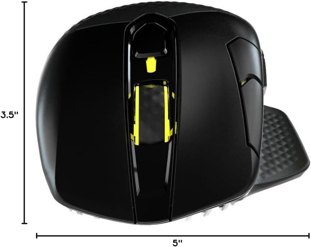 Dark Core RGB Pro Wireless Optical Gaming Mouse with SLIPSTREAM Technology, 18000 DPI, Backlit RGB LED, Black