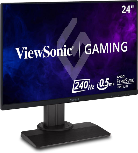 XG2431 24-Inch 1080P Gaming Monitor with 0.5ms Response Time, 240Hz Refresh Rate, FreeSync Premium, Advanced Ergonomics, Eye Care Technology, and HDR400 Support