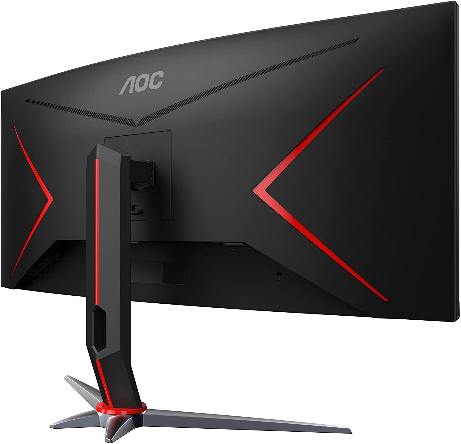 CU34G2X 34-Inch Curved Frameless Gaming Monitor, Ultrawide QHD 3440x1440, VA Panel, 1ms Response Time, 144Hz Adaptive-Sync, Height Adjustable, 3-Year Zero Dead Pixel Warranty, Black/Red