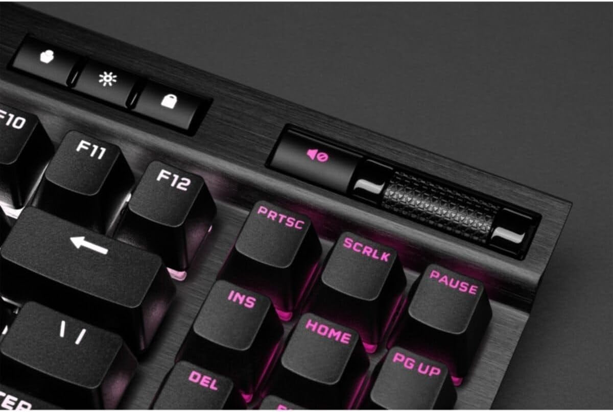 K70 RGB Tenkeyless Mechanical Gaming Keyboard with CHERRY MX SPEED Switches, Aluminum Frame, Per-Key RGB Backlighting, and Detachable USB-C Cable